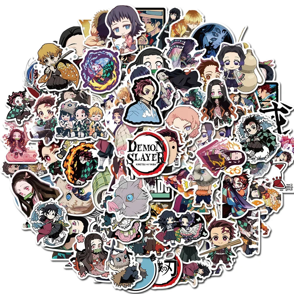 Demon Slayer Graffiti Stickers