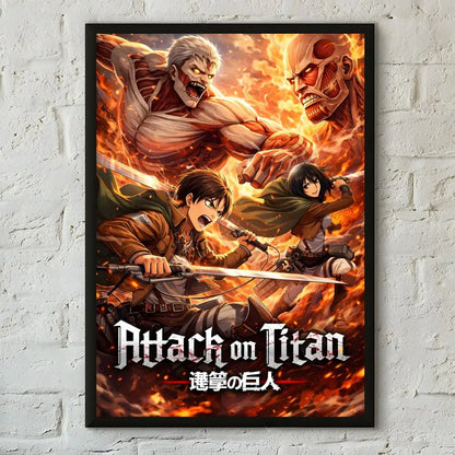 Anime Attack on Titan Poster  Poster Print Wall Art Pictures Canvas Painting Living Room Bedroom Home Decor