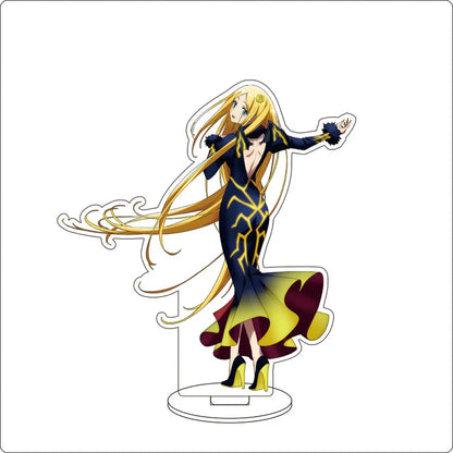 Anime Overlord Acrylic Stand Ornaments Ainz Ooal Gown Shalltear Bloodfallen albedo Cocytus Figure Stand Halloween Gifts