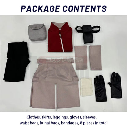 Naruto Haruno Sakura Cosplay Costume