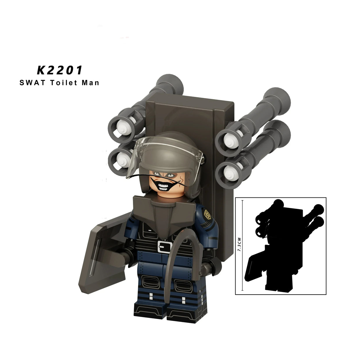 New KDL DJ Upgrade War-Damaged Skibidi Toilet Man Figures Anime Block Toys TvMan Titan Bricks Model Toy For Kid Birthday Gift