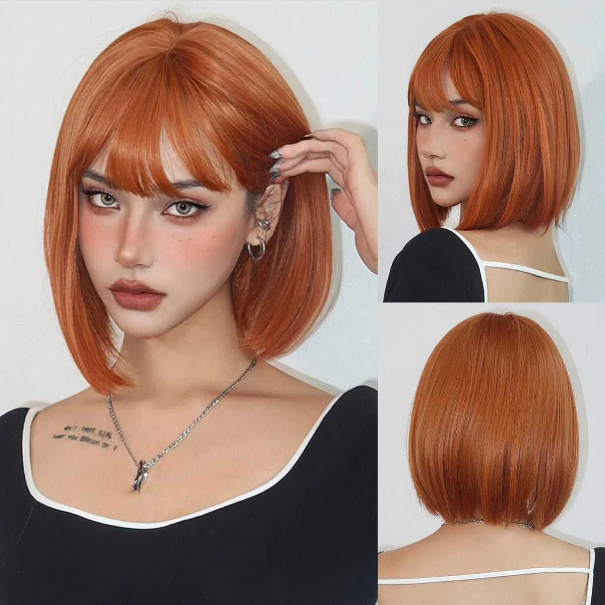 Unknown Character Pink Bob Wig
