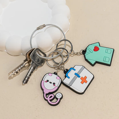 Medical Stethoscope Keychain