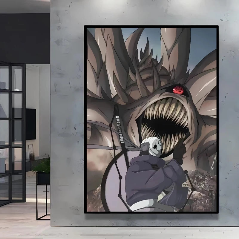 Print on Canvas Wall Art Naruto Uchiha Itachi Poster HD Cartoon Pictures Home Living Room Decoration Paintings Holiday Gifts