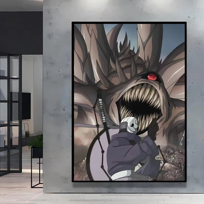 Print on Canvas Wall Art Naruto Uchiha Itachi Poster HD Cartoon Pictures Home Living Room Decoration Paintings Holiday Gifts