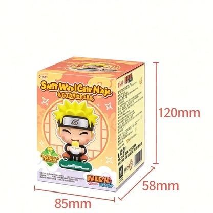 Eaki Naruto Shippuden Itachi Uchiha Sitting Chibi Figure Blind Box Magnetic Mask Collectible Anime Figurine Desk Decoration Gift