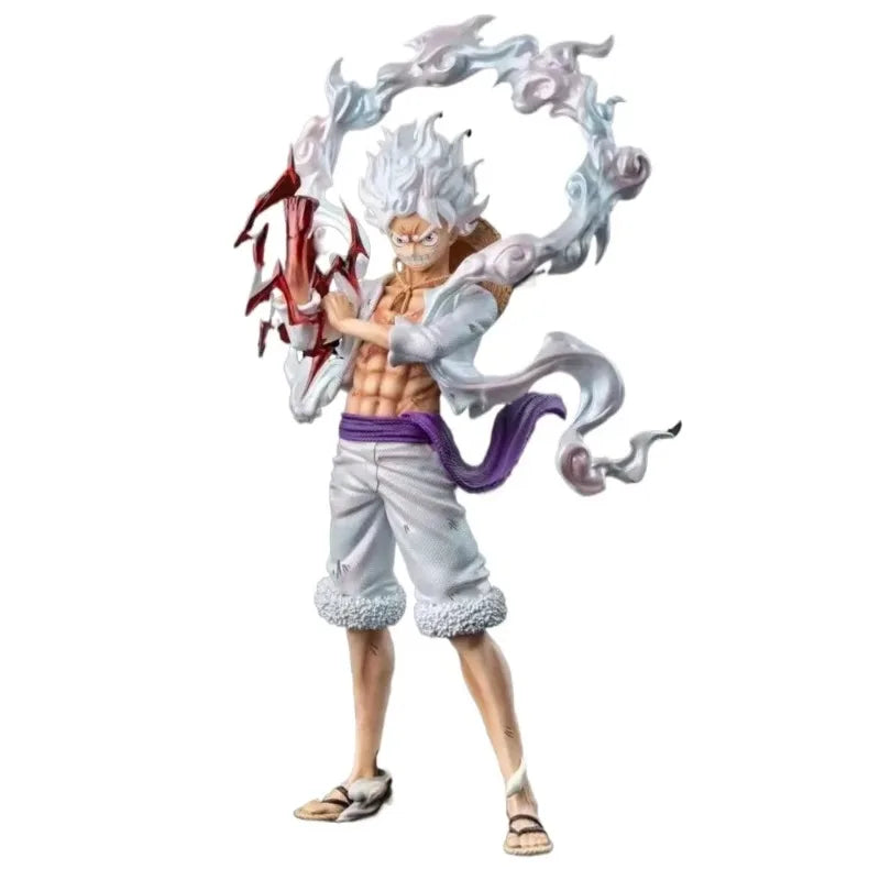 25cm/9.84in Anime Figure 5 Gear Luffy One Piece Figure Nika Luffy Figure PVC Statue Collectible Model Toys Gifts