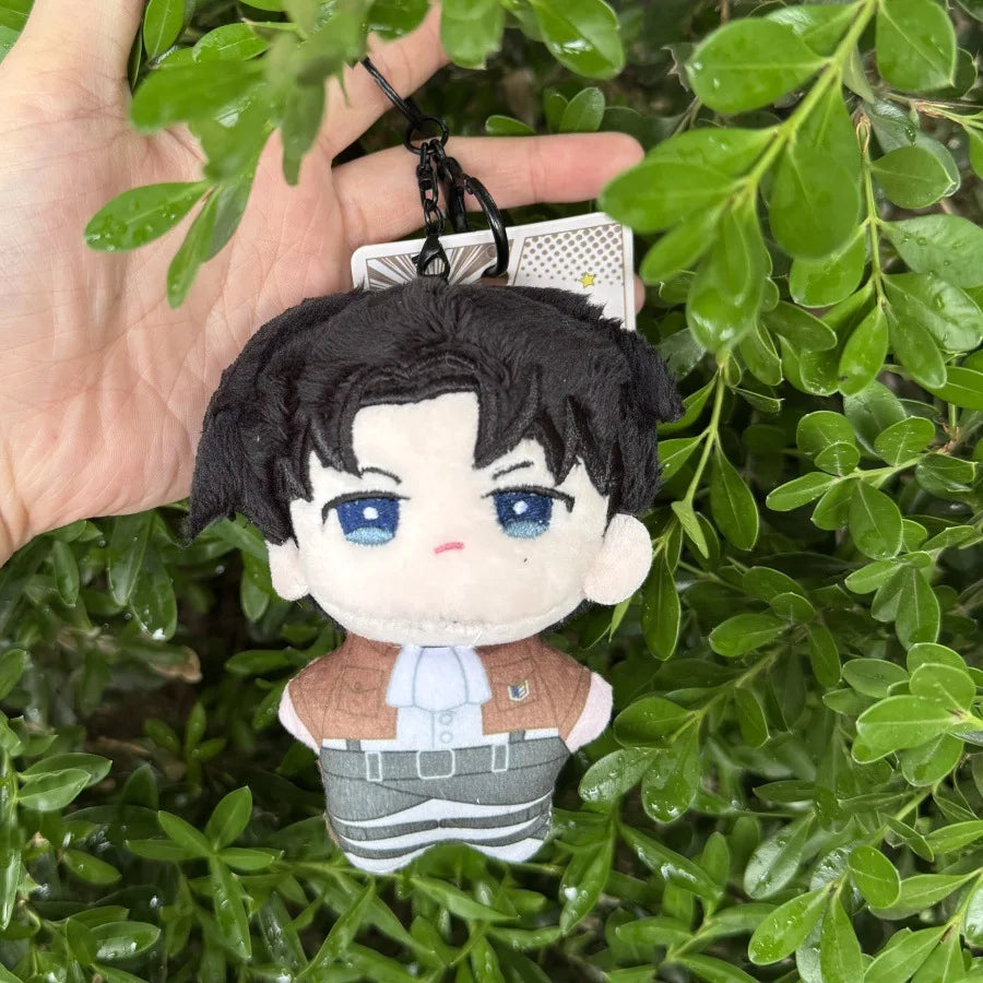 Anime Attack on Titan Super Cute Plush Pendant Doll Bag Keychain Keyring Plush Doll Accessories Gift