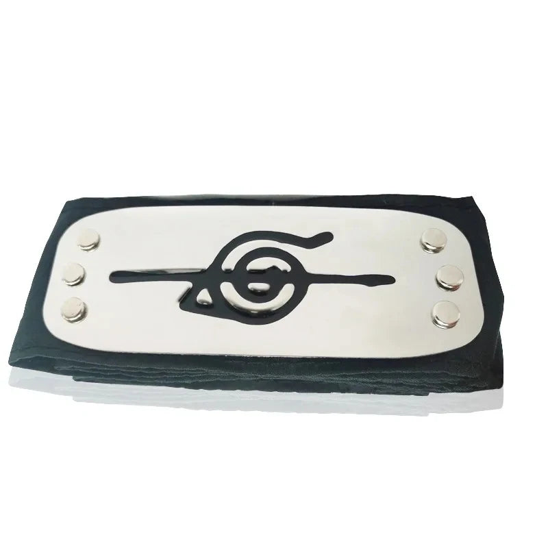 Anime Naruto Forehead Protector Baby Toys Cosplay Logo Plated Ninja Headband Akatsuki Kakashi Head Band Kids Birthday Gifts