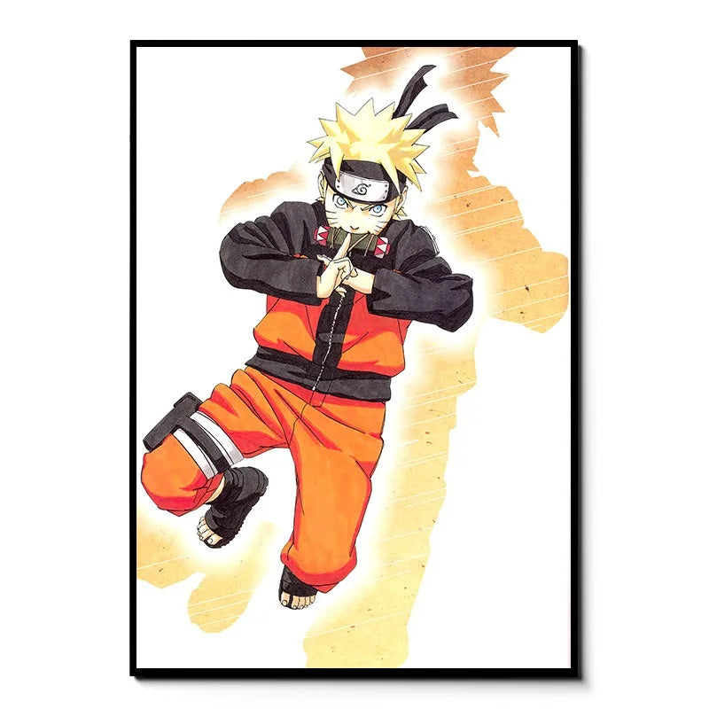 Naruto Uzumaki Frameless Canvas