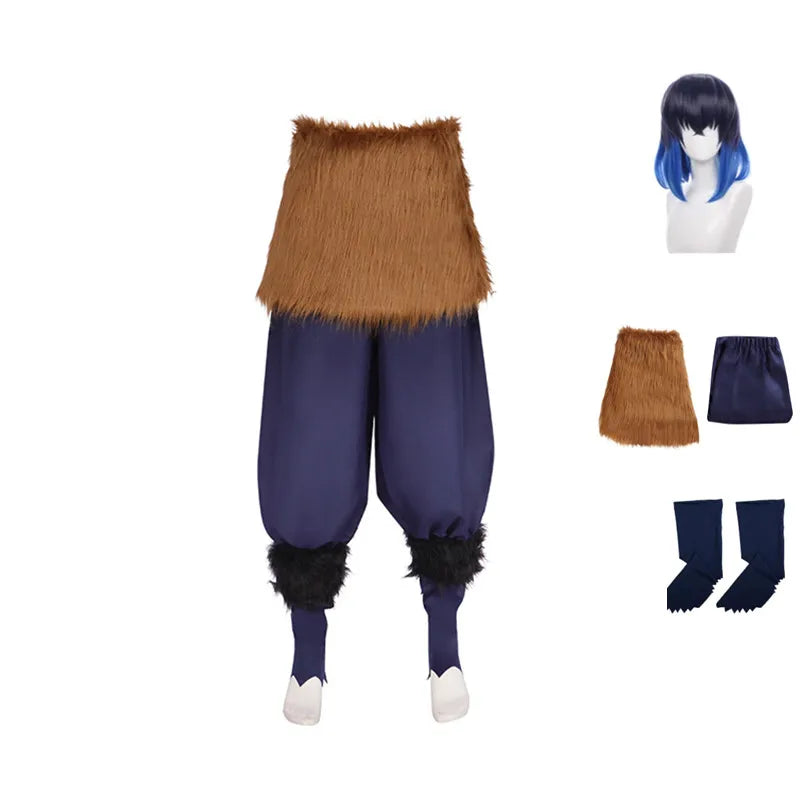 Demon Slayer Hashibira Inosuke Cosplay Costume