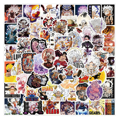 50/100pcs Cartoon Mix Anime Stickers Attack On Titan Jujutsu Kaisen Decals Skateboard Laptop Car Motorcycle Waterproof Sticker