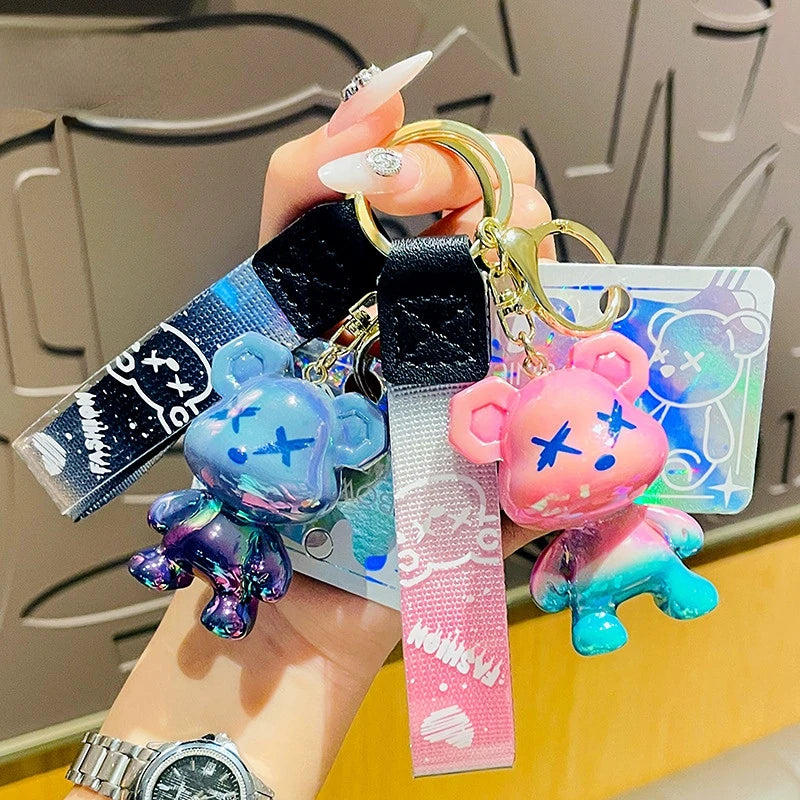 Bear Graffiti Acrylic Keychain