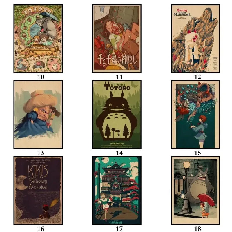 Studio Ghibli Miyazaki Canvas Art