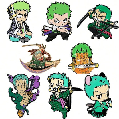 One Piece Roronoa Zoro Enamel Pin