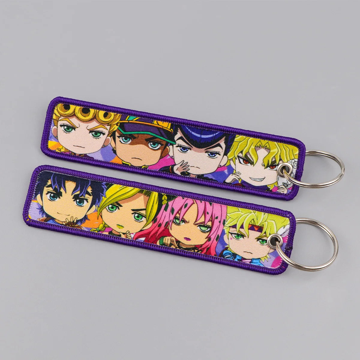 Anime Character Embroidery Keychain