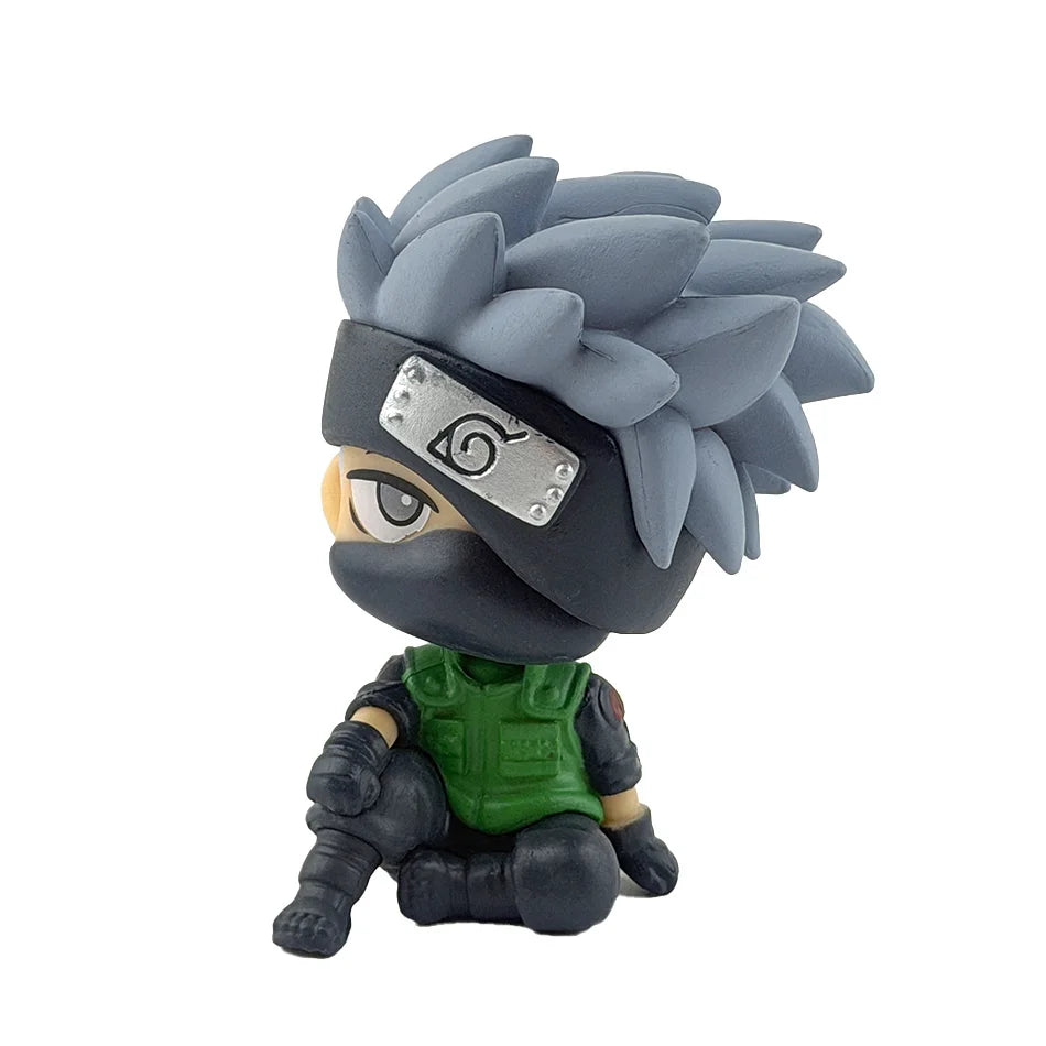 8pcs Set Anime Naruto Figure Kakashi Sasuke Uchiha Itachi Gaara Haruno Sakura Action Figural Q Version PVC Model Kids Toys Gift