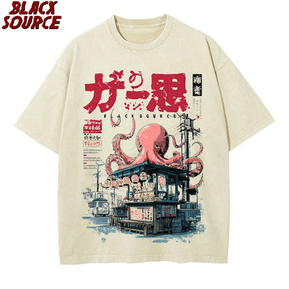 Takoyaki Street Food Oversized Tee