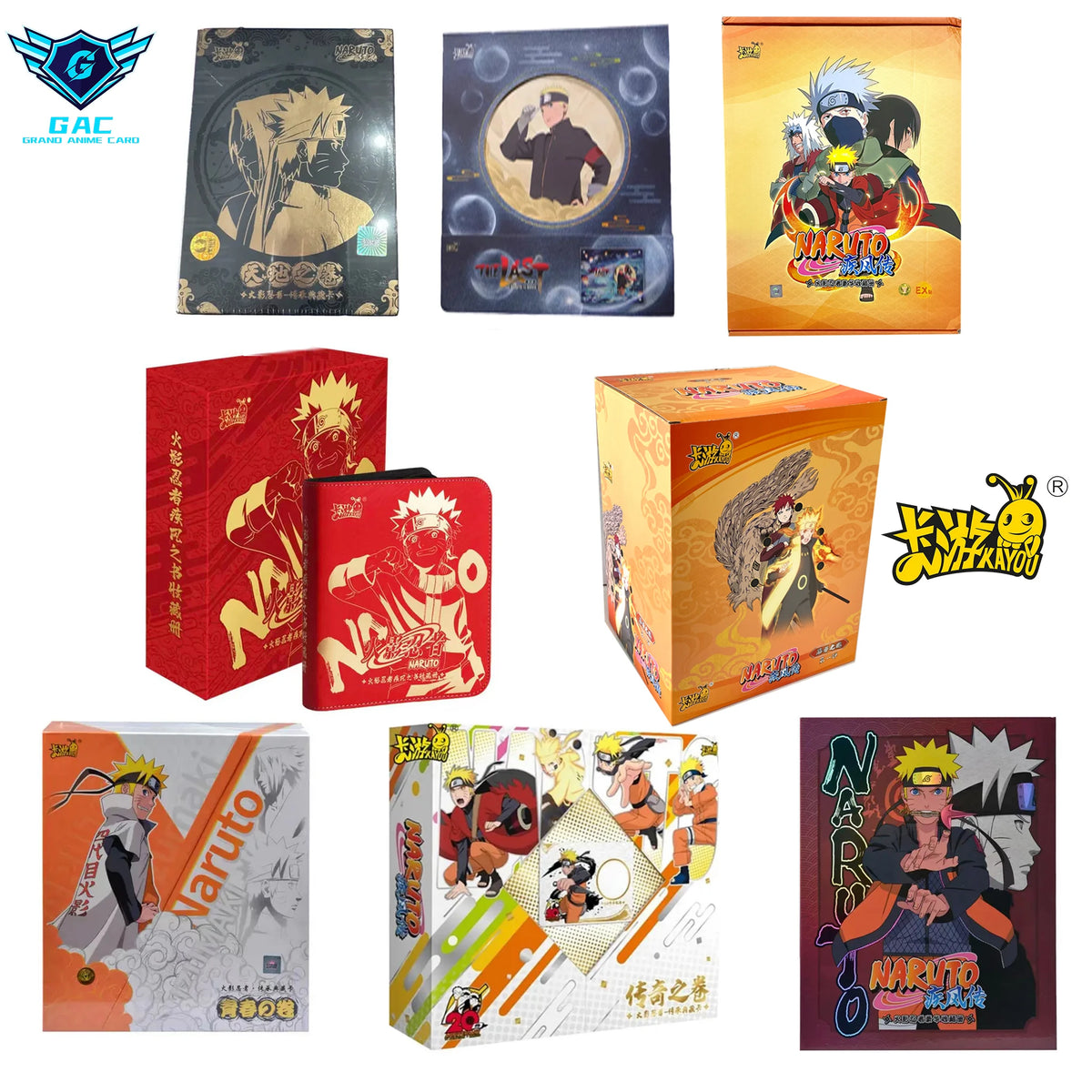 KAYOU Anime Genuine Naruto The Last Gift Box Rare SP Card Brick Ninja World Collection Card Kids Toy Game Gift