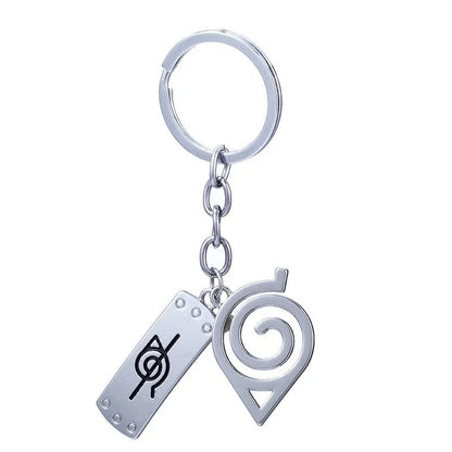 Naruto cartoon anime game merchandise keychain pendant creative Konoha rogue ninja Akatsuki organization pendant accessory