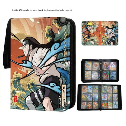 Anime NARUTO 400pcs/900pcs Card Album Book Collection Card Zipper Game Cards Sasuke Sakura Kakashi Binder Holder kids toy Gift