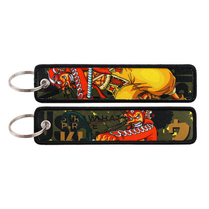 One Piece Straw Hat Keychain