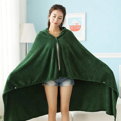 Attack on Titan Anime Blanket Plaid Cloak Capa Shingeki No Kyojin Women Pajama Blanket Levi Cosplay Shawl Blanket Homewear Gift