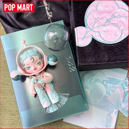 Pop Mart Skullpanda Bjd Nana Figures Baby Series Flower Blooming Figure Pink Green SP Art Toy Limited Dolls Surprise Toy Gift