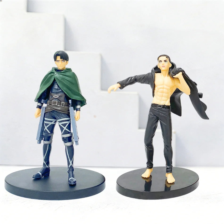 Attack on Titan Figure Eren Jaeger/Levi Giant Ver. Action Figure Collectible Model Doll Figure Toys Handmade Decorative Ornament
