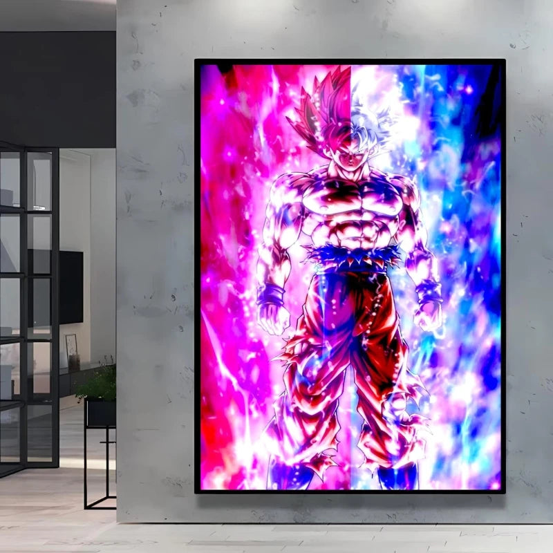 Classic Anime Canvas Printing Posters Dragon Ball Goku Vegeta HD Prints kids Gifts Aesthetic Poster Room wall Decor Pictures