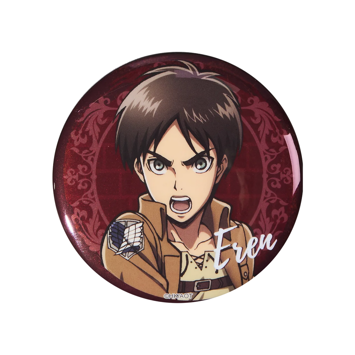 58mm Anime Attack on Titan Eren Jaeger Armin Arlert Erwin Smith Hange Zoe Cosplay COSTUME Badge Pin SPTE Tinplate Brooch﻿ Prop