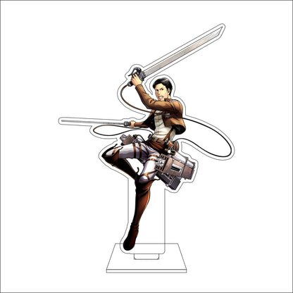 16CM Anime Attack on Titan Cosplay Acrylic Figure Stand Plate Ymir Sasha Braus Conny Springe Ornaments Gifts