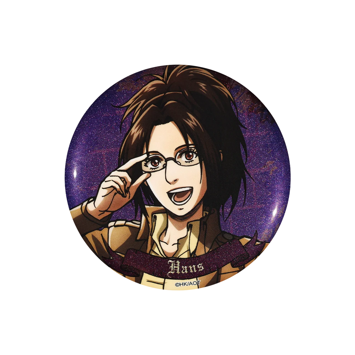58mm Anime Attack on Titan Eren Jaeger Armin Arlert Erwin Smith Hange Zoe Cosplay COSTUME Badge Pin SPTE Tinplate Brooch﻿ Prop