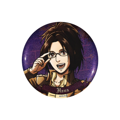 58mm Anime Attack on Titan Eren Jaeger Armin Arlert Erwin Smith Hange Zoe Cosplay COSTUME Badge Pin SPTE Tinplate Brooch﻿ Prop