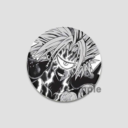 One Punch Man Saitama Button Pins