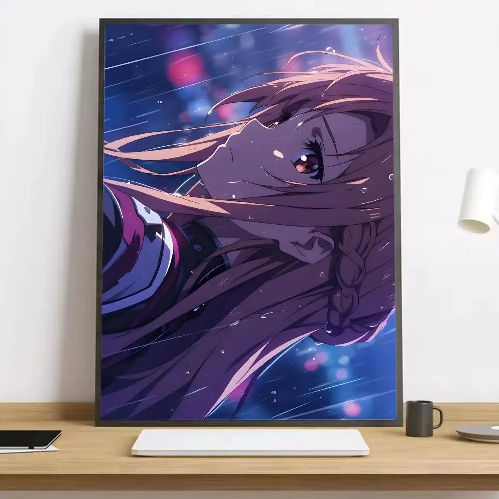 Sword Art Online Kirito Canvas Poster