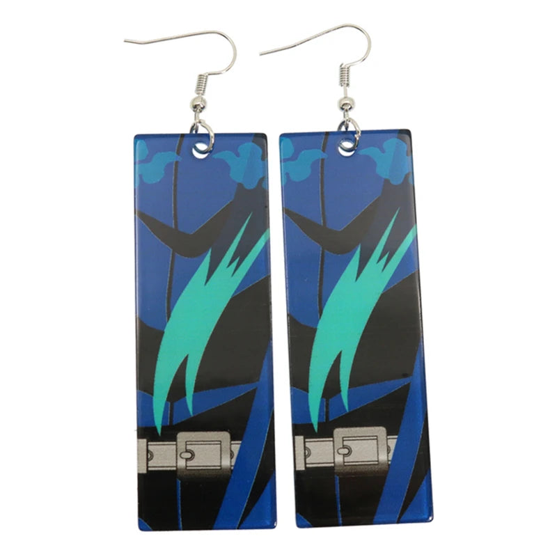 Demon Slayer Tanjiro Hanafuda Earrings
