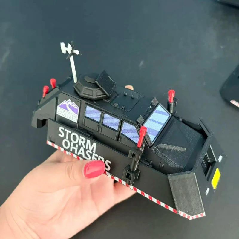 New Storm Chaser TIV2 Tornado Intercept Vehicle Model Creative Collector Car Ornament Gift For Weather Hobby & Vehicle Toy Fans