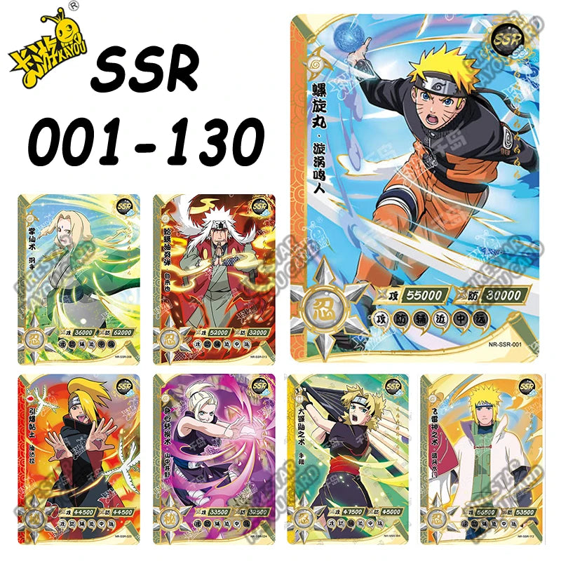 Naruto KAYOU Card Full Set Rare BP NR SE GP CP SP CR MR PR SV SLR OR AR NR UR ZR TR Cards Uzumaki Naruto Anime Collectible Card