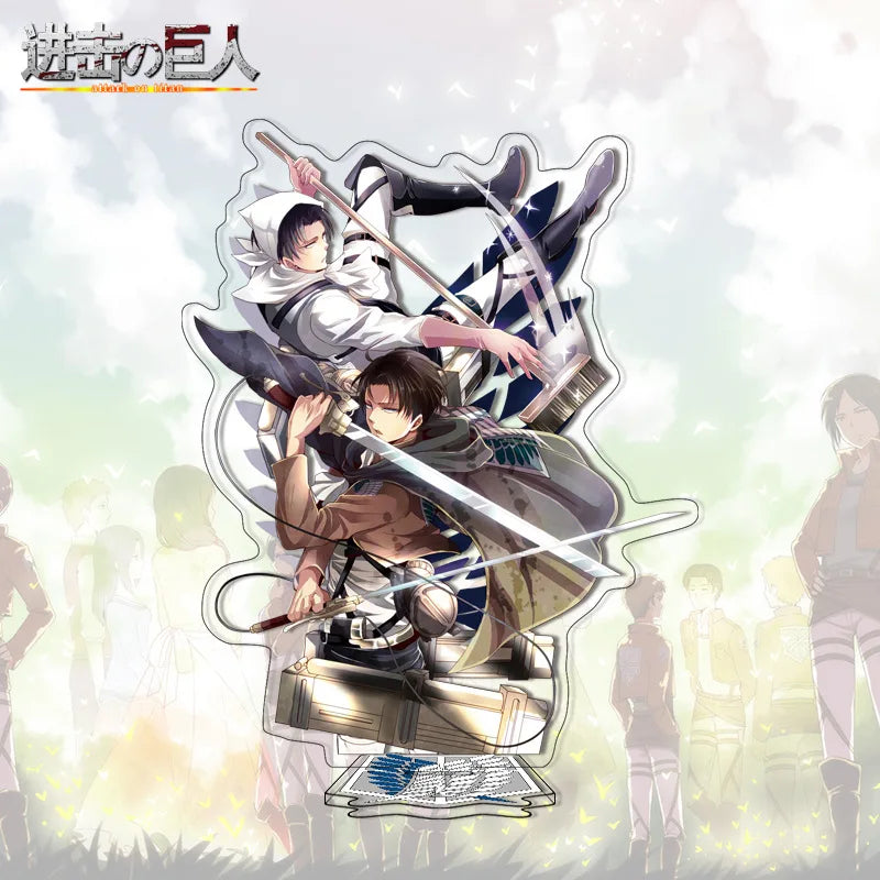 Attack on Titan Acrylic Stand Anime Large Stand Cartoon Cute Character Figure Display Stand Anime Merchandise Collectible Gift