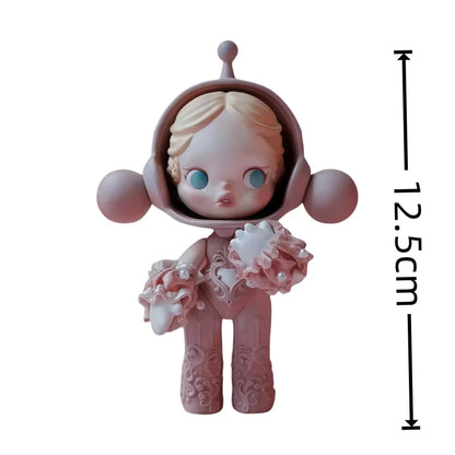 Pop Mart Skullpanda Bjd Nana Figures Baby Series Flower Blooming Figure  Pink Green SP Art Toy Limited Dolls Surprise Toy Gift