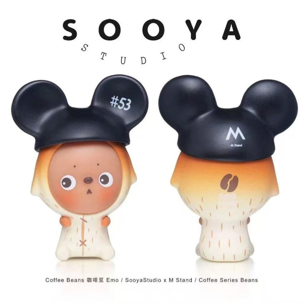 Genuine Sooya Mstand Coffee Beans Series Mini Figure Blind Box Ornament Collection Cute Toys Gift