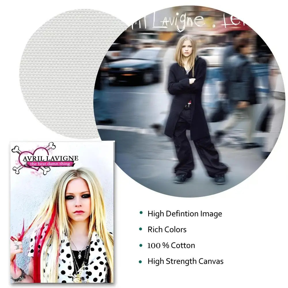Avril Lavigne Waterproof Poster