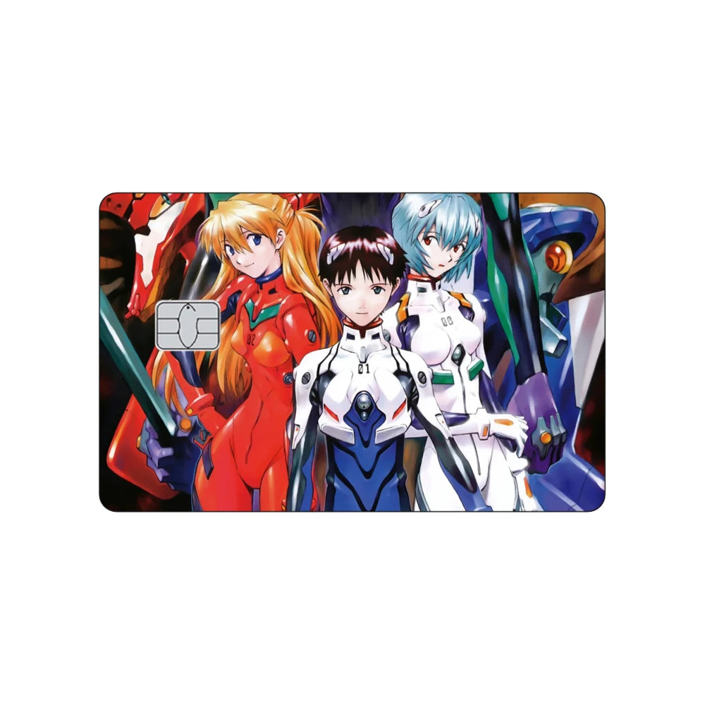Evangelion Asuka Rei Card Skin