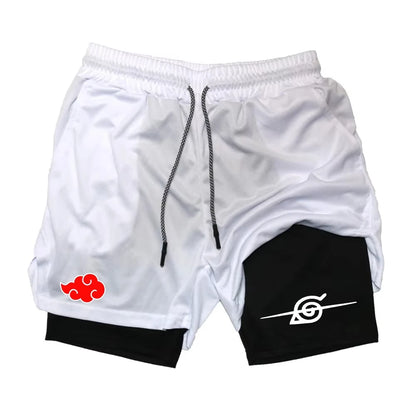 Naruto Naruto 2-In-1 Shorts