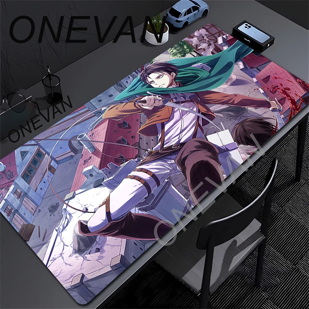 Mouse Pads Anime Mouse Pad Gamer Keyboard Mousepad Pc Computer Soft rubber Desk Mat Gaming Pad A-attack on Titans Mouse Mats