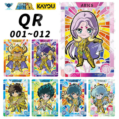 Kayou Saint Seiya Card Full Series Rare BP MR QR UR PR AR SSR SR R UTR Card Anime Collection Card Game Children's Toy Gift
