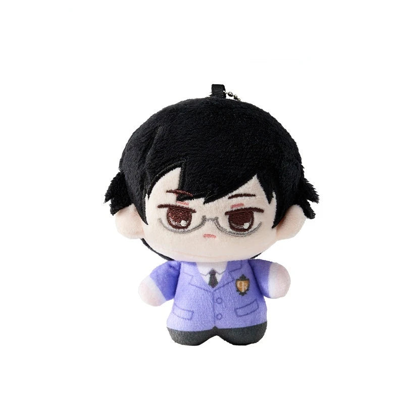 10cm Ouran High School Host Club Anime Peripherals Fans Decorative Backpack Pendant Cotton Plush Doll Tamaki Suou Kyoya Ootori