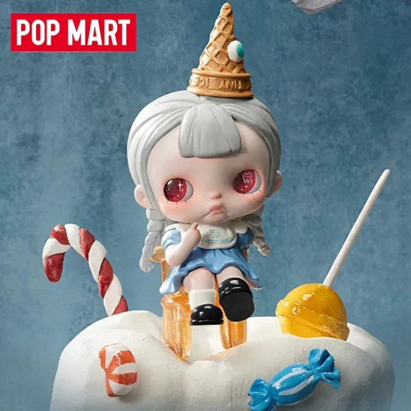 POP MART TINYTINY Sugar Therapy Room Unlock The Key of Answers Series Genuine Blind Box Guess Toys Bag Mystery Box  Ornament