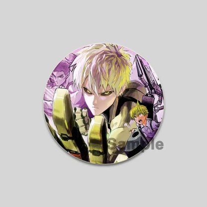 One Punch Man Saitama Brooch